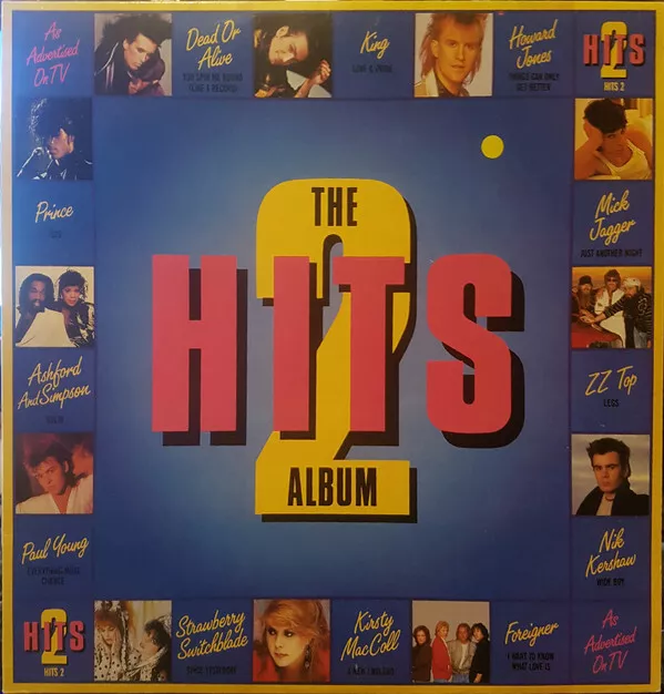 'Various - Hits 2 - The Album' 2xLP, Comp Classic Rock, Synth-pop, Pop Rock 1985