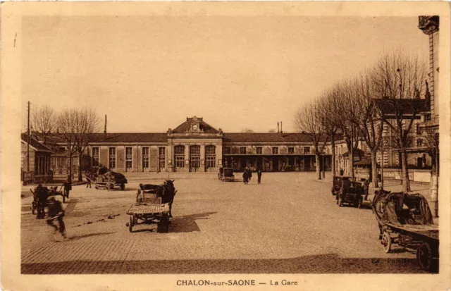 CPA AK CHALON-sur-SAONE - La Gare (6737776)