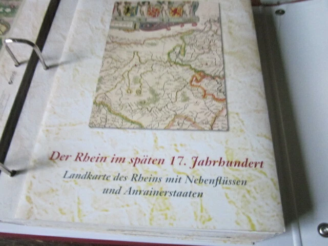 Dtsch.Geschichte in Historischen Karten 1690 Der Rhein im späten 17. Jahrhundert
