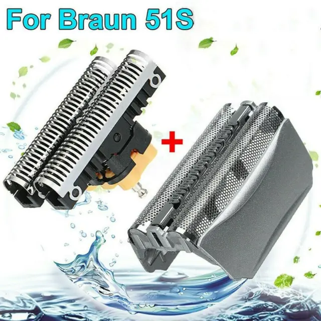 For-Braun Series 5 51S/51B 8595 8995 Replacement Shaver Foil & Razor Head Cutter