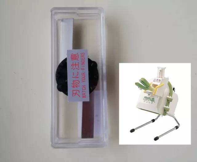 Chiba Kogyosho Electric Green Onion Cutter Slicer Junior White Japan Made