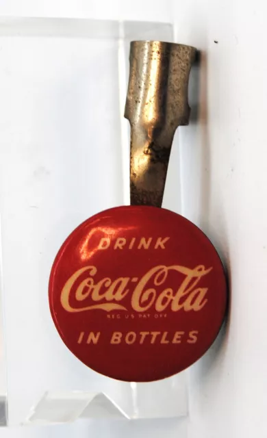 Vintage Coca Cola Advertising Pencil Clip