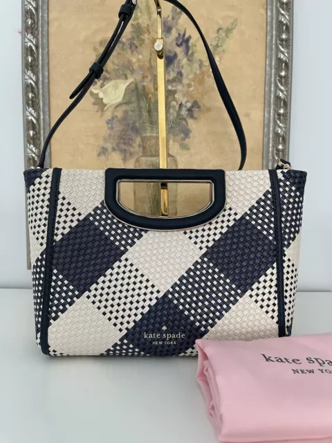 AUTH NWT Kate Spade New York Spade Flower Sutton Monogram Coated Canavs Tote