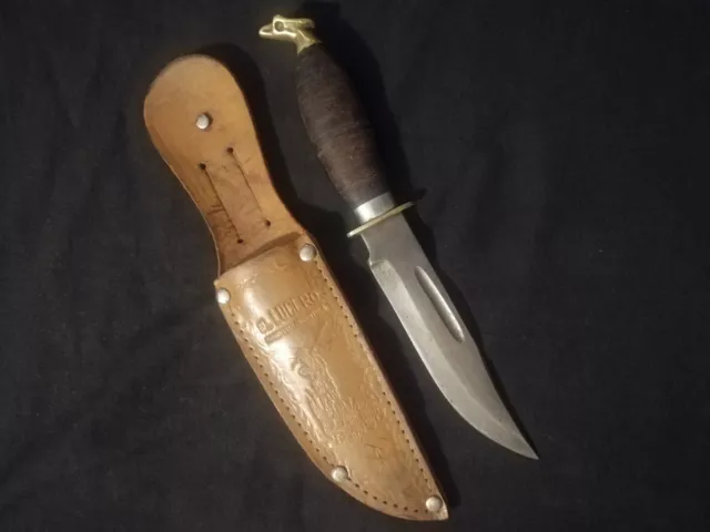 antico coltello caccia camping da collezione DECA  Argentina 1950