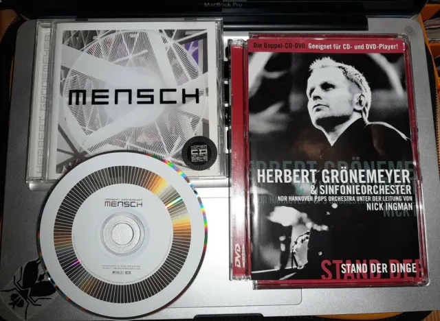 3xCD+2xDVD: HERBERT GRÖNEMEYER : STAND DER DINGE/ MENSCH/MTV/NDR/INGMAN/GRÖNLAND