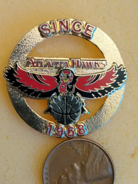 NBA 1999 Atlanta Hawks since 1968 Old 1996 - 2007 Logo pin by Peter David