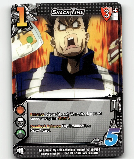 UniVersus Snack Time My Hero Academia: Heroes Clash 1st Edition C