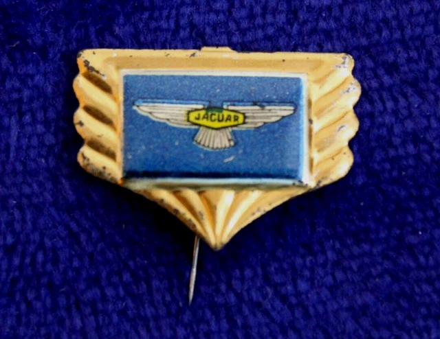 Vintage Jaguar Lapel Pin Accessory Shifter Coventry UK E Type Logo Emblem