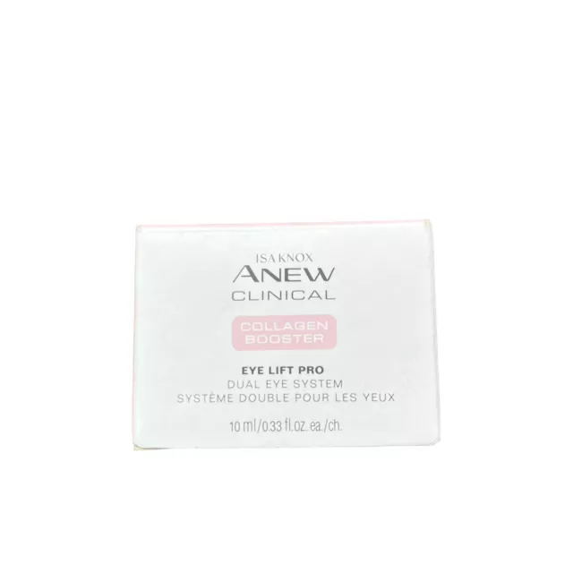 Avon Isa Knox Anew Clinical Collagen Booster Eye Lift Pro Dual Eye System NIB