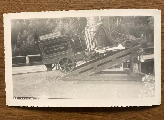 1940s-1950s MT Washington Cog Railway Train Railroad Photo NH #2 P1H