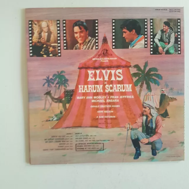 ELVIS PRESLEY : HARUM SCARUM + photo ★ New Replica 1965 RCA LP #LPM-3468 on CD ★ 3