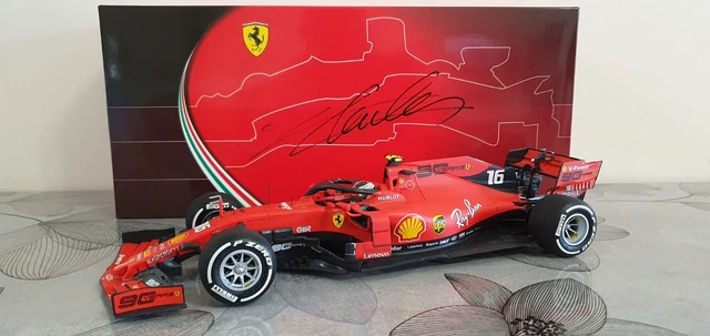 ferrari f1 de charles leclerc 1/18 de 2019 dédicacé de la