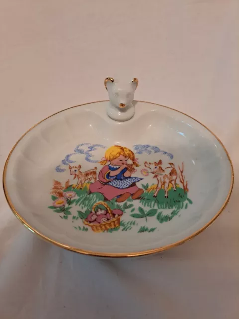 VENDU – Ancienne assiette chauffante bébé porcelaine rétro – Le Grenier de  Lisette