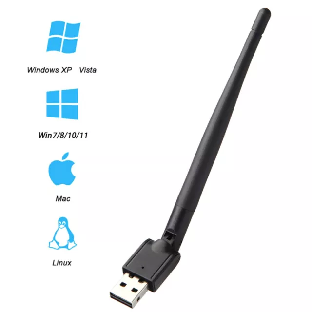 150Mbps USB WiFi Adapter 2.4G Wireless Network Card MT7601 802.11 B/g/n Adapter