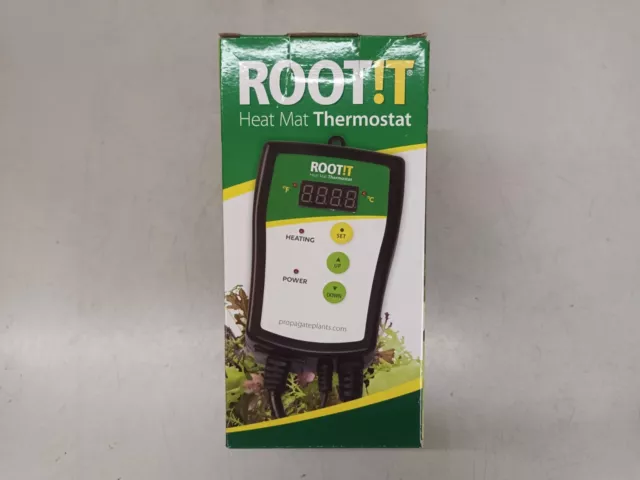 ROOT!T Heat Mat Thermostat, Digital, 1.8M Temp probe lead, Used only once.