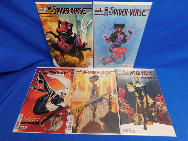 Edge of Spider-Verse 1-5 Complete Variant Set Comic Lot Marvel 1 2 3 4 5 Lot