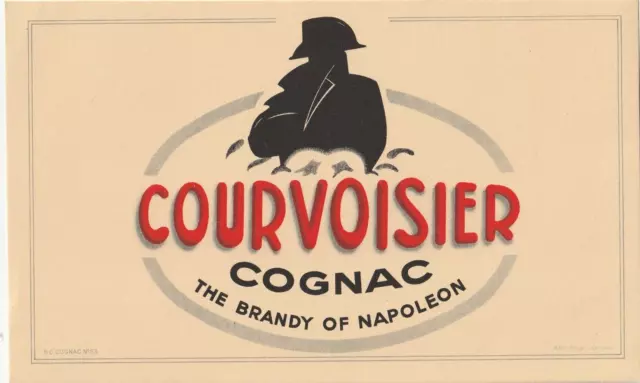 B46 BUVARD Cognac COURVOISIER The Brandy of Napoléon