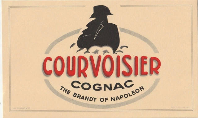 M73 BUVARD Cognac COURVOISIER The Brandy of Napoléon