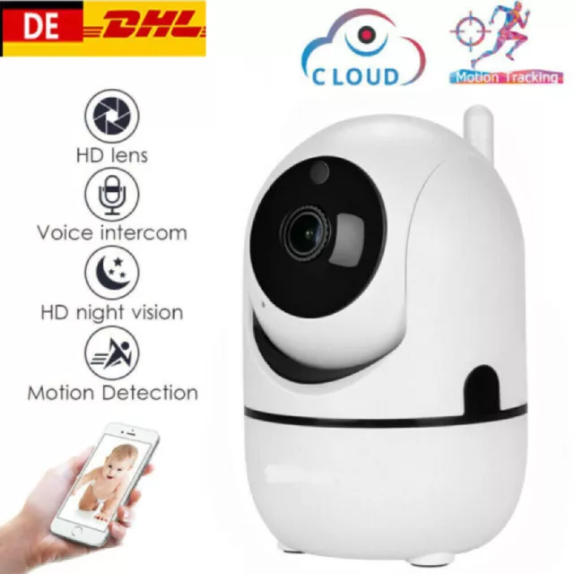 WLAN 720P Babyphone Baby Camera IP Kamera Überwachungskamera Monitor Nachtsich