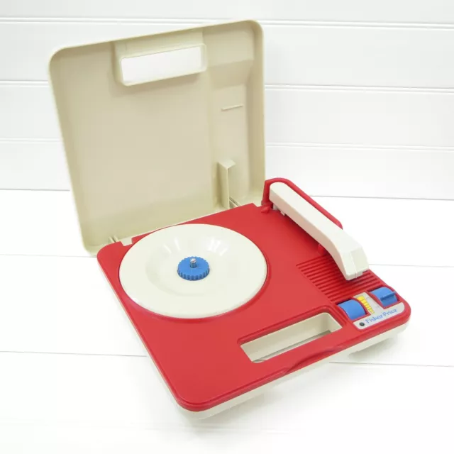 Vintage 1989 Fisher-Price Battery Powered Record Player - Model 3814 - Tested