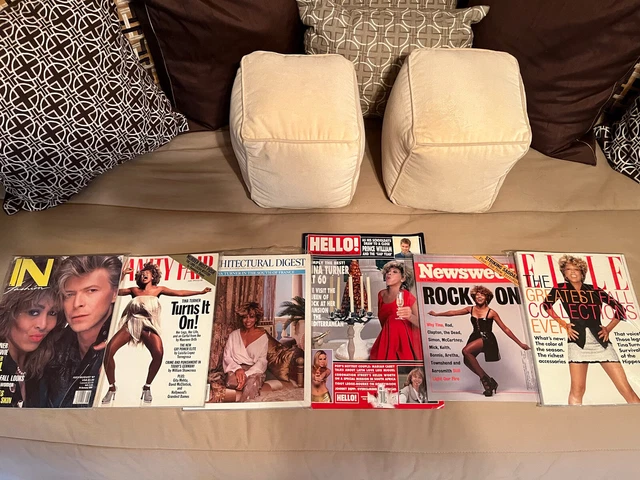 Tina Turner - Lot Of 6 Rare Magazines (In Fashion, Hello!, Vanity Fair + MORE)!! Tina Turner - Lot Of 6 Rare Magazines (In Fashion, Hello!, Vanity Fair + MORE)!!