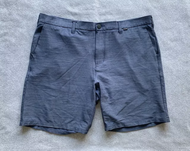 Hurley Mens Nike Dri-FIT Obsidian Cutback Shorts Size 38x19 AJ2736