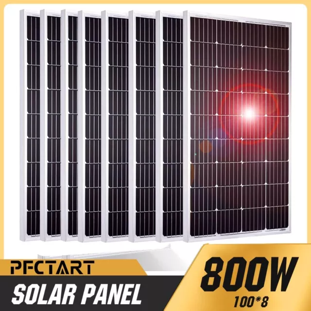 800W Solar Panel 12V Monocrystalline Solar Panels PV Panel Off Grid Solar Power