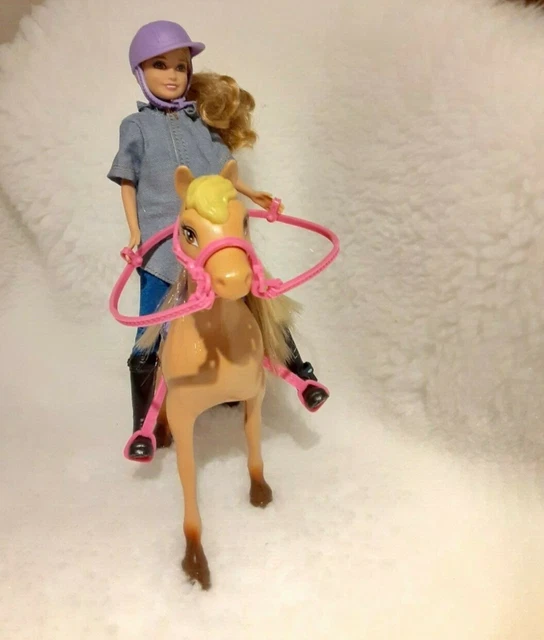 Barbie camping fun stacie doll horse set Clearance