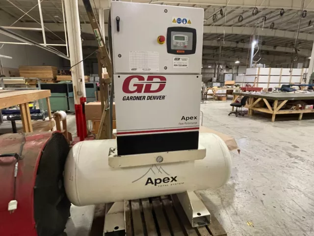 Gardner Denver Apex Rotary Screw 15hp Air Compressor