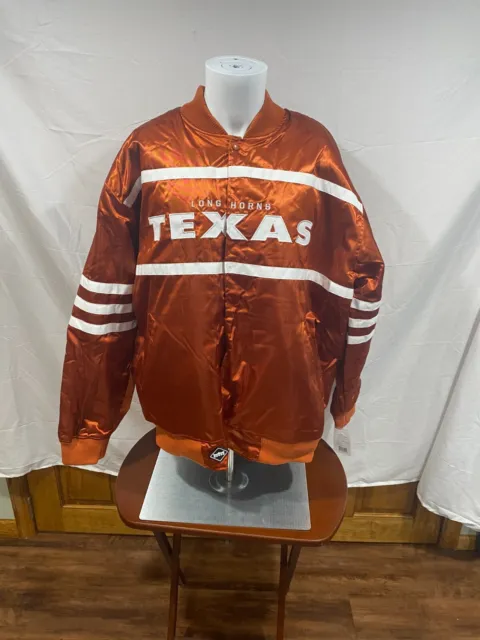 Texas Longhorns Franchise Club 2nd Era Full-Snap Satin Jacket