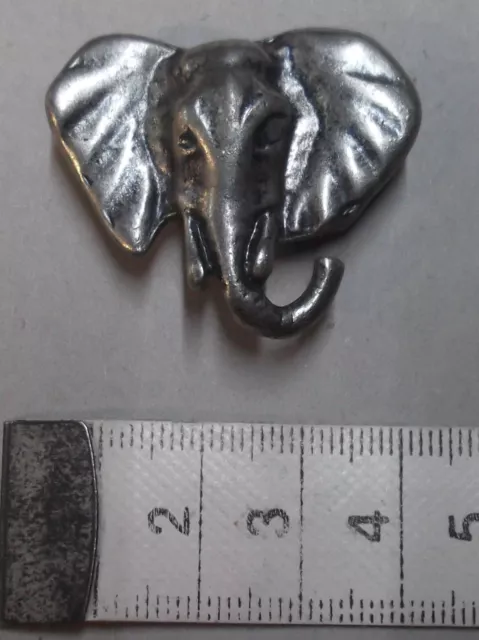 Gürtelschließe Elefant, 1 Stück, 15 mm  #462#