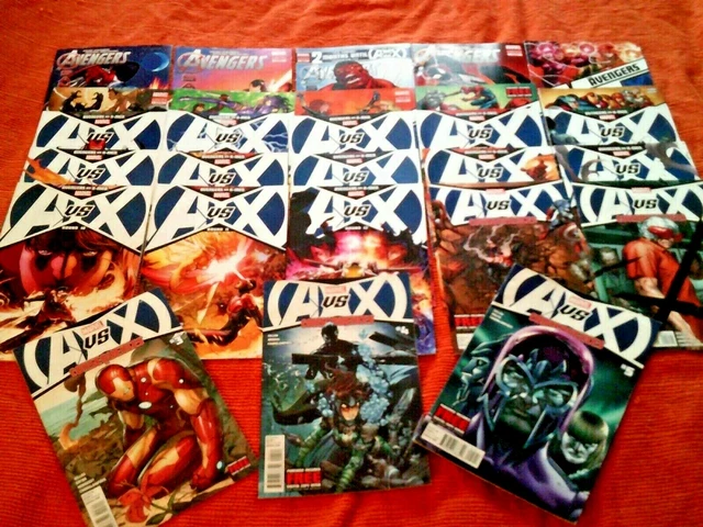 A vs X X-SANCTION 1-4 0 1-12 2 3 7-11 AVENGERS versus X-MEN 1-6 CONSEQUENCES 1-5