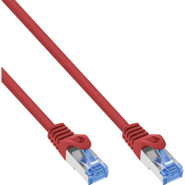 InLine Cat.6A Patchkabel Slim 10m - S/FTP, PoE, 10 Gbit/s