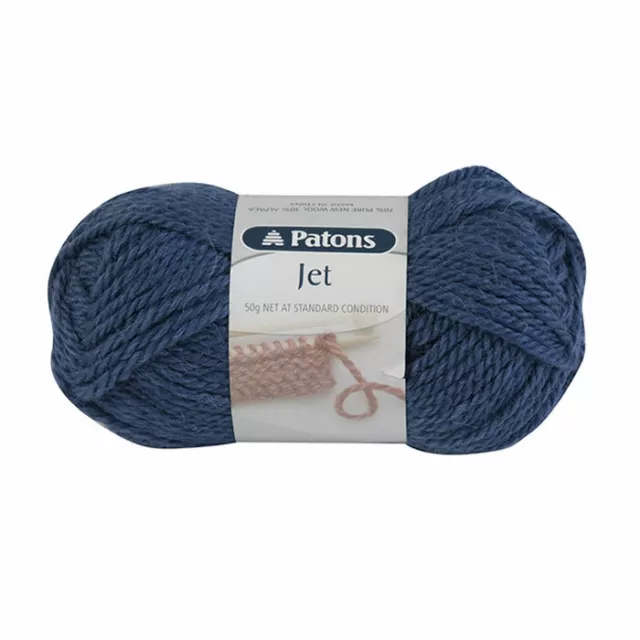 Patons Jet Aran 12Ply Knitting Yarn w/ Alpaca. Felting Wool. Choose Shade. 50g