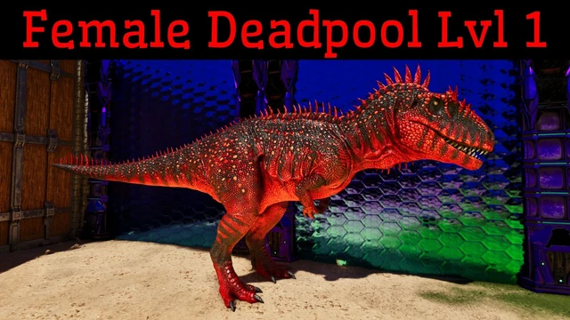 ARK SURVIVAL ASCENDED Deadpool Carcharodontosaurus clone PC/XBOX/PS5 ...
