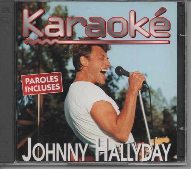 JOHNNY HALLYDAY KARAOKE 2 CD L'idole des jeunes / Que je t'aime