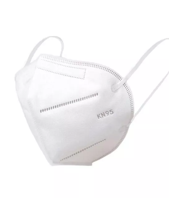 Protective Respirator Face Mask KN, Breathe Face Mask 95.  QTY 50 White.