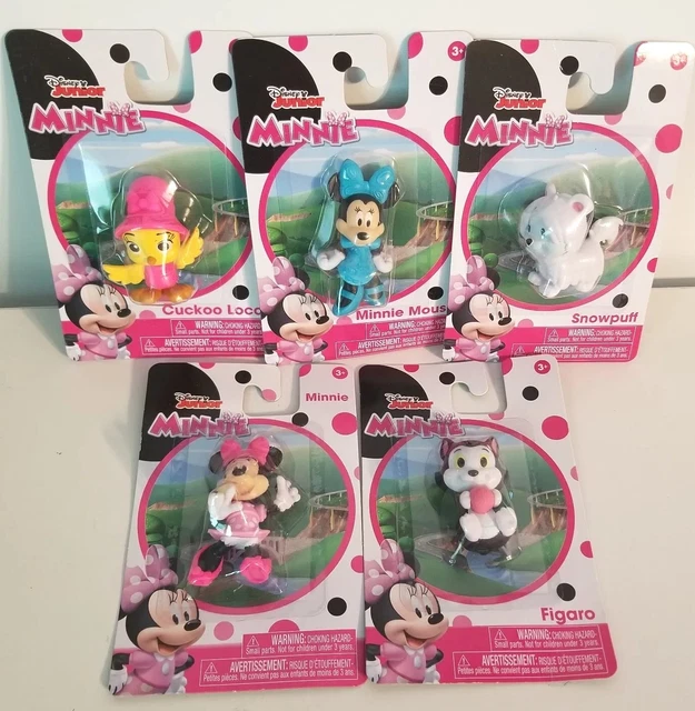 Disney Jr. Minnie Mouse & Friends Mini Figures Cake Toppers Lot of 5 New