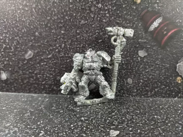 Warhammer 40k Oldhammer 2nd Ed Space Wolves Iron Priest Zinn OOP RARE incomplete