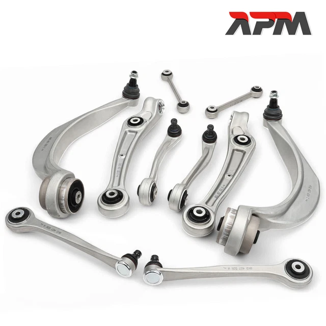 4x Bras De Suspension Avant Supérieur Gauche Droit Compatible Pour Audi