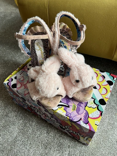 IRREGULAR CHOICE FLUFFY Love Bunny Heels 35.00 PicClick UK
