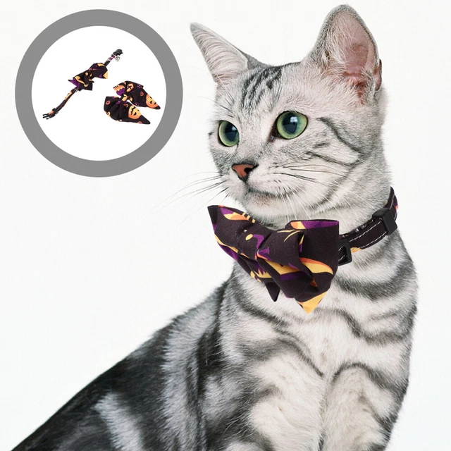 Party Cosplay Collar Pet Supplies Cotton Polyester Cat Bowtie Collar