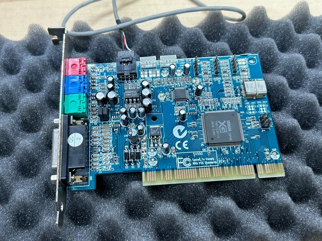 YAMAHA XG YMF724F-V - PCI Slot Audio Card BLUE PCB OPL4 MIDI