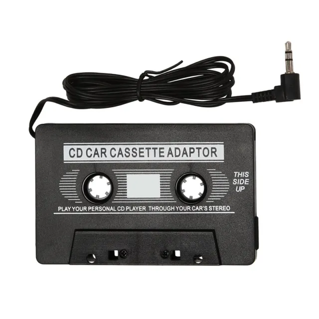 4X(3,5 mm AUX Auto Trasmettitori con adattatore per cassette audio per MP3 3698