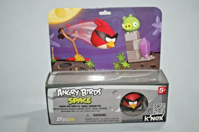 Toy - Angry Birds - Space - Super  Red Bird Vs Small Minion Pig - K´nex - New