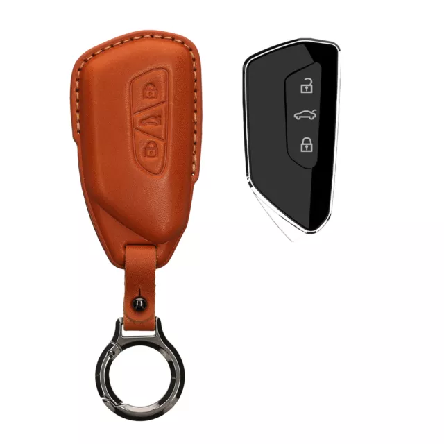 Carcasa protectora para llave de coche VW Golf 8 llave de coche de 3 botones de