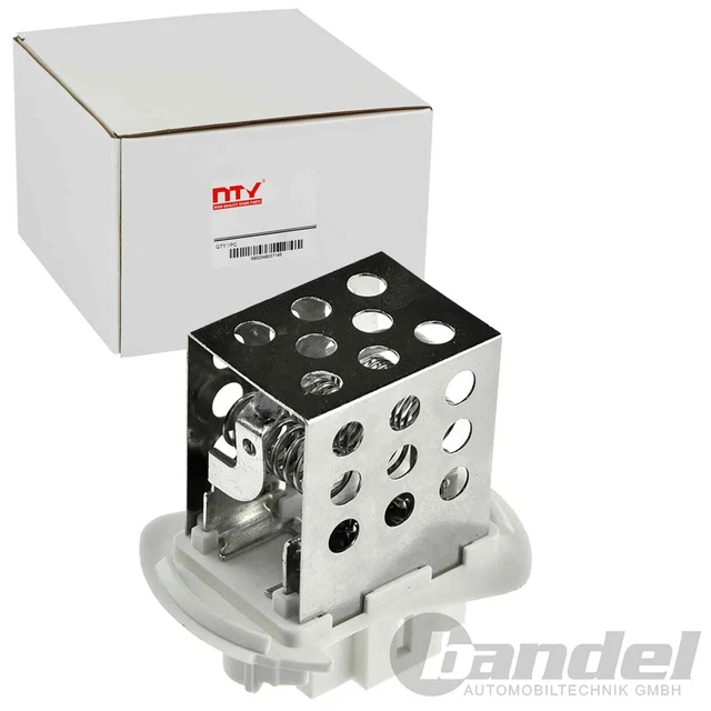NTY Resistenza Regolatore Ventilatore Interno Adatto A per Nissan Interstar Opel