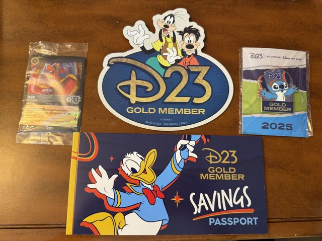 NEW DISNEY LORCANA D23 2025 Gold Member Exclusive Gift Iago 8/ Foil Promo  Card $99.99 - PicClick