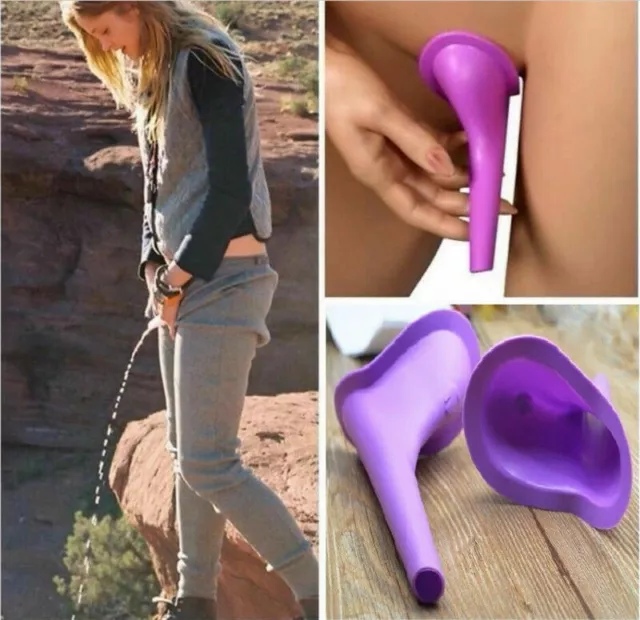 2Pcs Best Camping She Portable Pee Female Urinal Pee Funnel Women Urine Travel