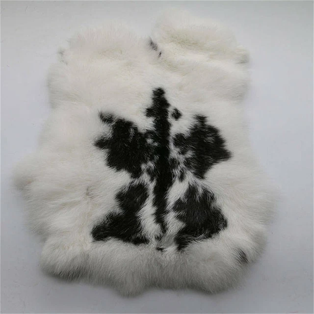 3PC Genuine Natural Rabbit Fur Pelt Skin Tanned Leather Hides Craft Animal Decor 3PC Genuine Natural Rabbit Fur Pelt Skin Tanned Leather Hides Craft Animal Decor
